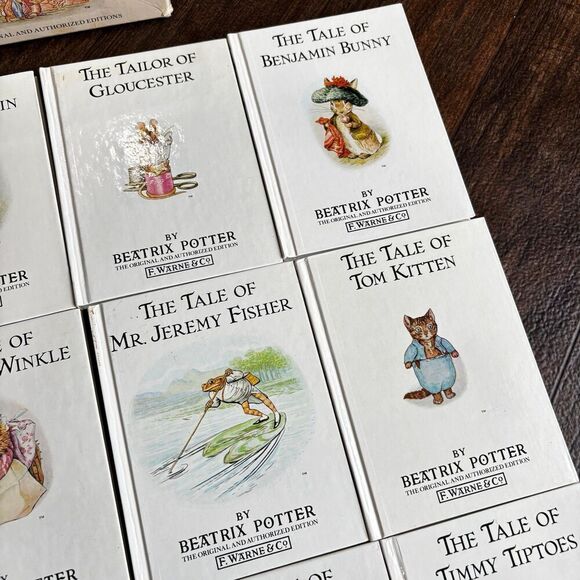 Vintage 1986 Lot of 12 Peter Rabbit Books Beatrix Potter Collection - Picture 3 of 10